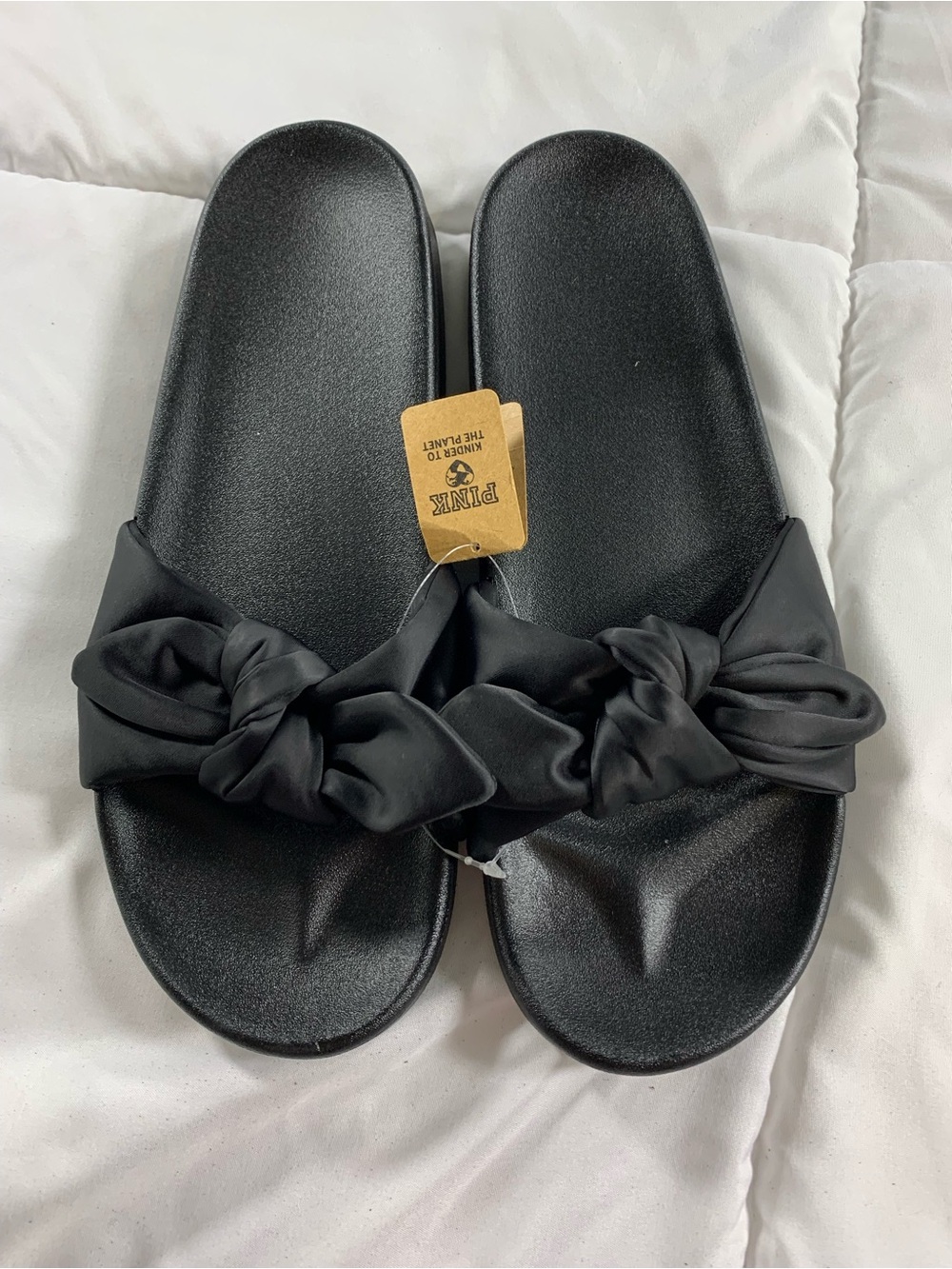 New Pink sandals size L